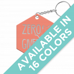 Zero Fox Given Hexagon Keychain